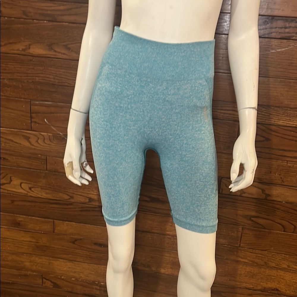 Gymshark Light Blue Bike Shorts
